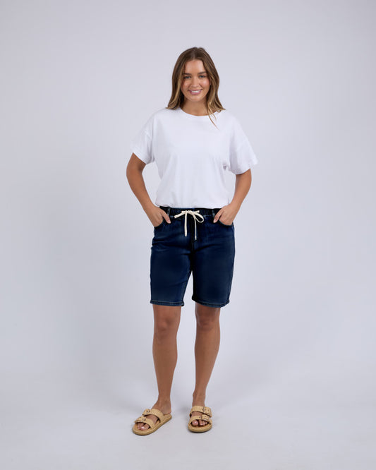 Gabby Bermuda Shorts - Dark Indigo