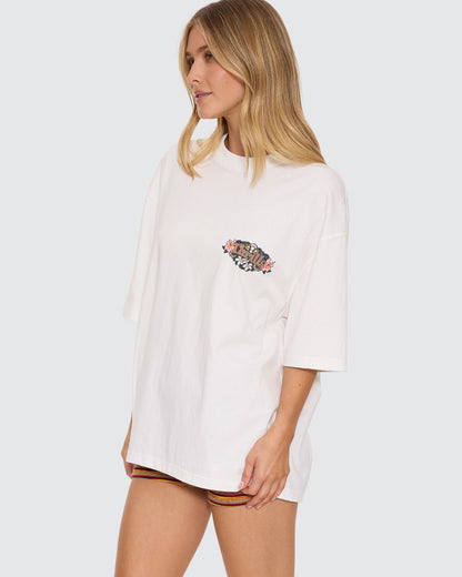 Thrills | Garland Oversized Tee | Dirty White