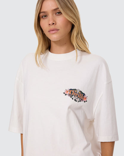 Thrills | Garland Oversized Tee | Dirty White