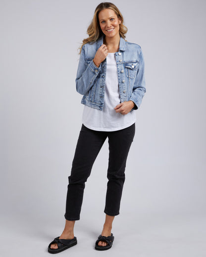Georgia Denim Jacket - Light Blue