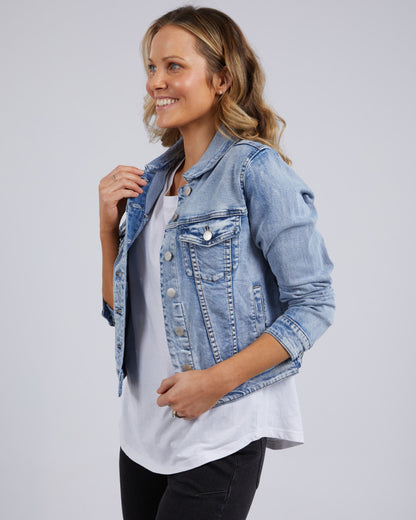 Georgia Denim Jacket - Light Blue