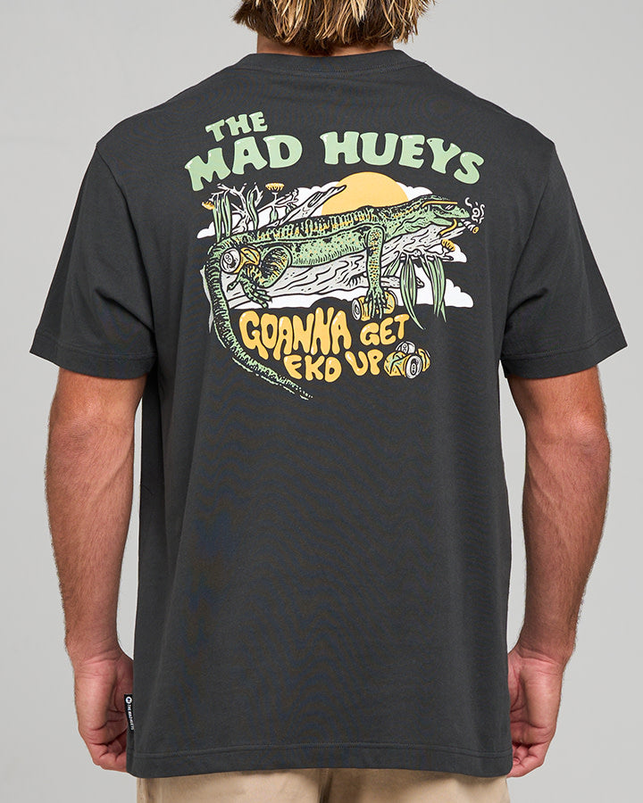 Goanna Fkd Up | SS Tee - Vintage Black