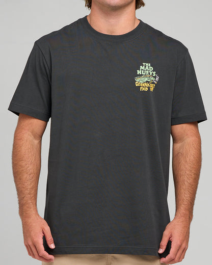 Goanna Fkd Up | SS Tee - Vintage Black