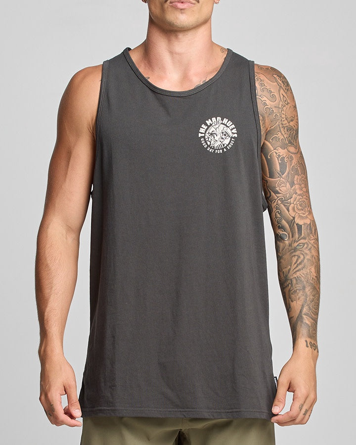 Good Day for A Shoey Tank - Vintage Black