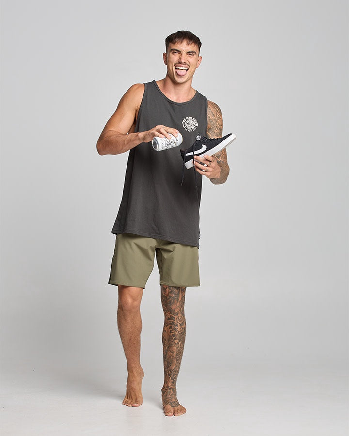 Good Day for A Shoey Tank - Vintage Black