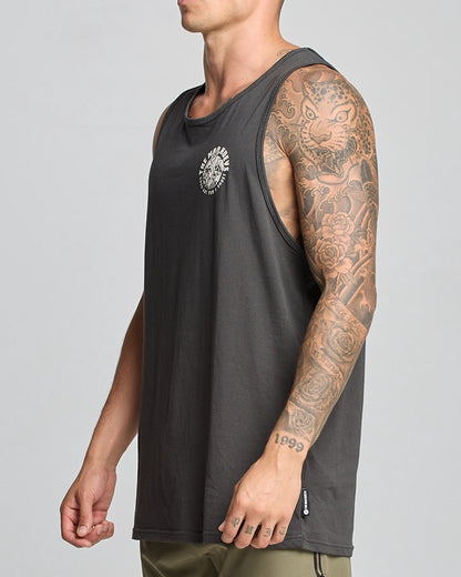 Good Day for A Shoey Tank - Vintage Black