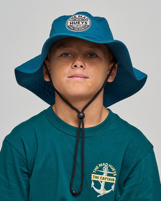 Good Life Hueys | Youth Wide Brim Hat | Atlantic