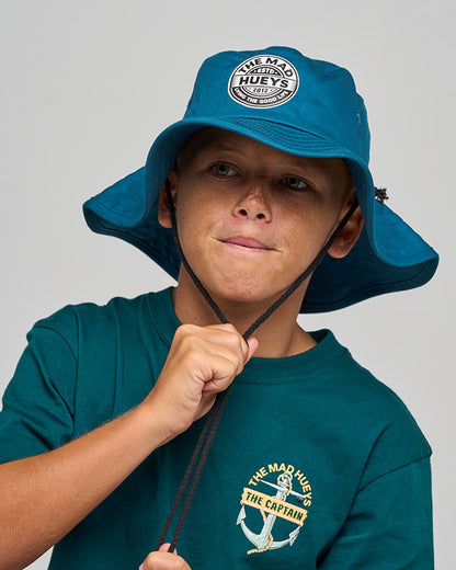 Good Life Hueys | Youth Wide Brim Hat | Atlantic