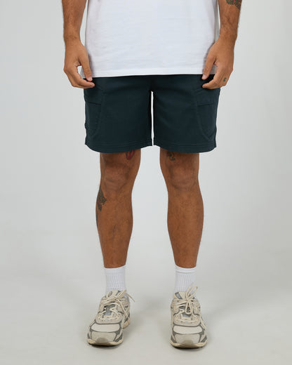 Gully Cargo Short - Washed Black