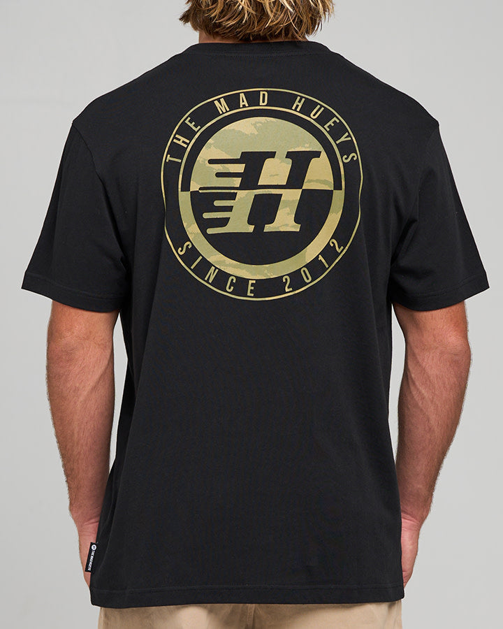 H Series Split | SS Tee - Black