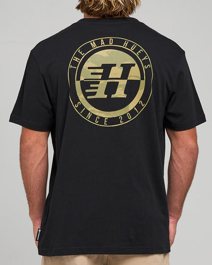H Series Split | SS Tee - Black