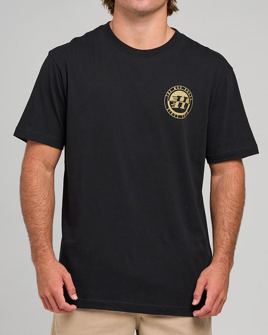 H Series Split | SS Tee - Black