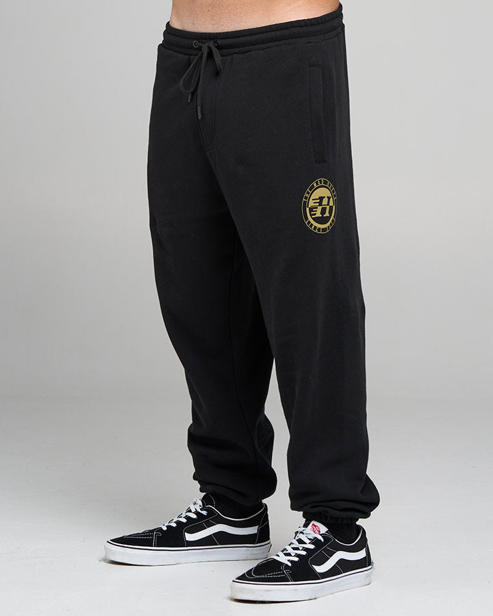 H Series Split Trackpant - Black