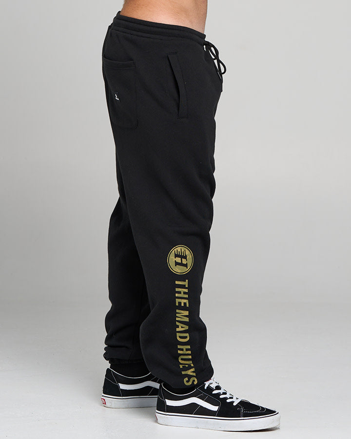 H Series Split Trackpant - Black