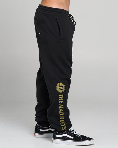 H Series Split Trackpant - Black