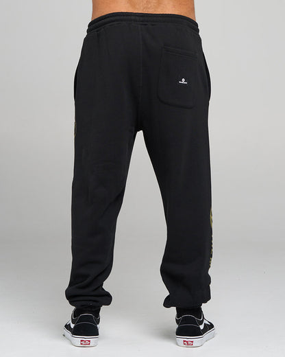H Series Split Trackpant - Black