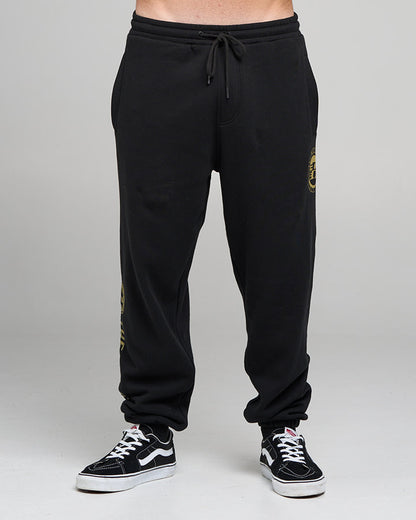 H Series Split Trackpant - Black