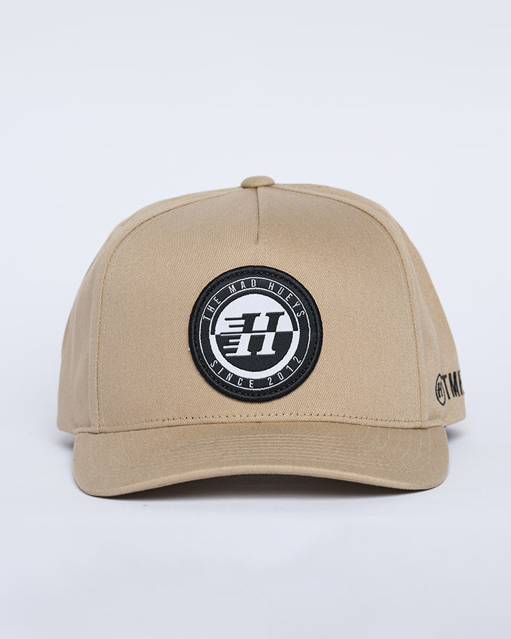 H Series Split Twill Snapback - Tan
