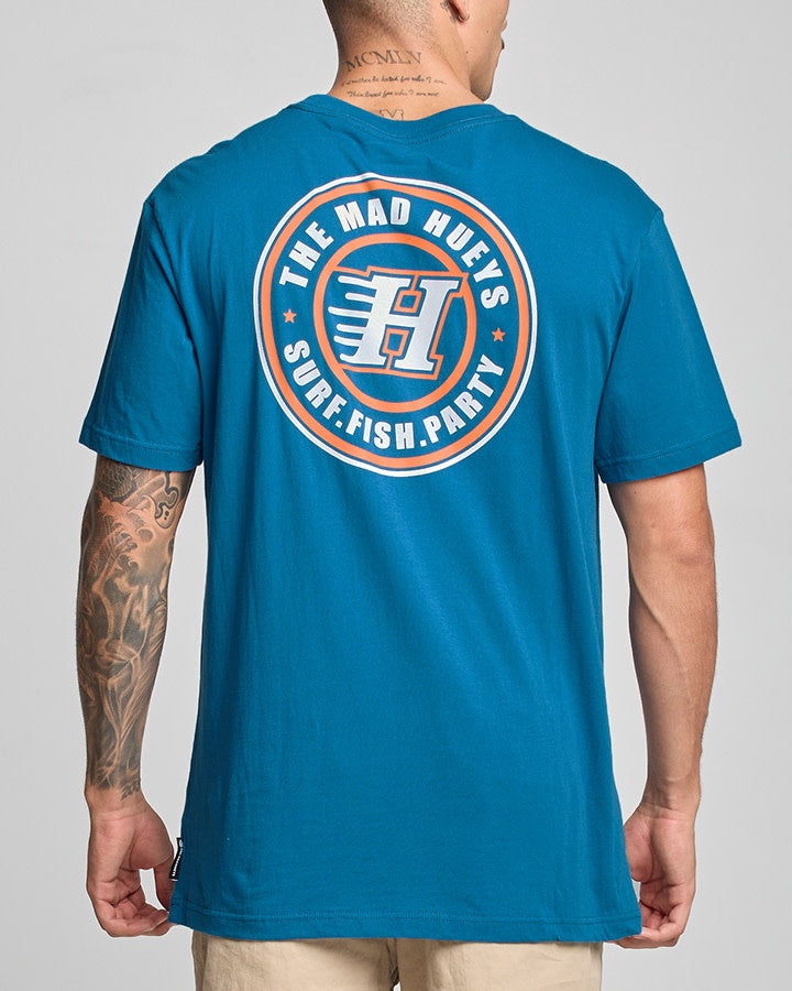 H Series SS Tee - Dark Cobalt