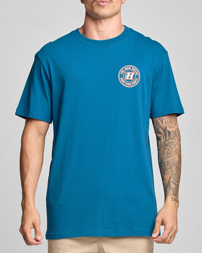 H Series SS Tee - Dark Cobalt