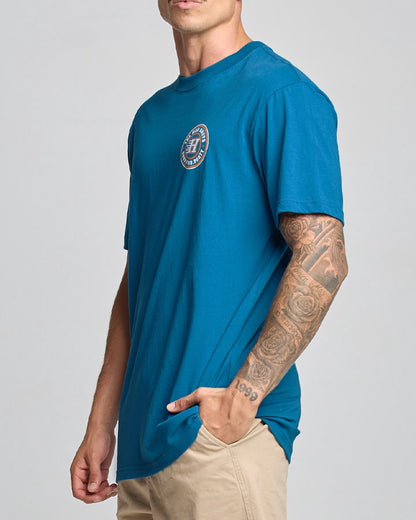 H Series SS Tee - Dark Cobalt