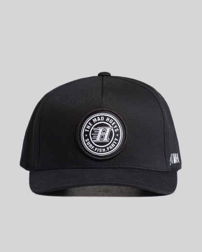 H Series Twill Snapback - Black