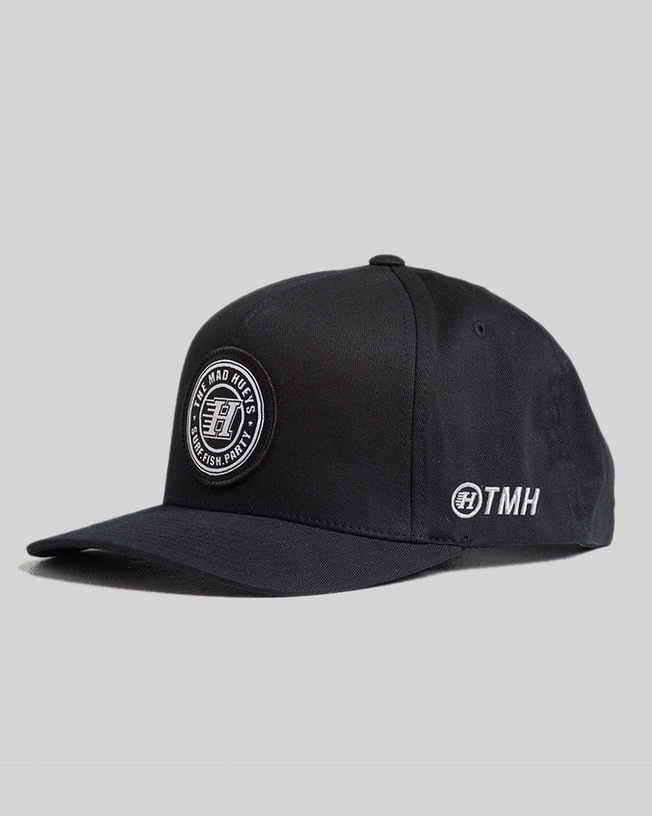 H Series Twill Snapback - Black