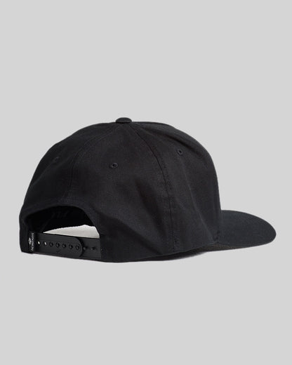 H Series Twill Snapback - Black
