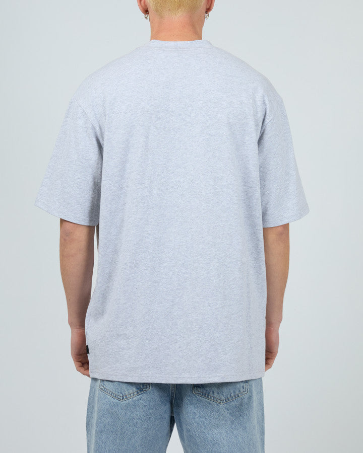 Heavy Weight Tee - Grey Marle