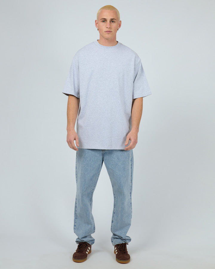 Heavy Weight Tee - Grey Marle