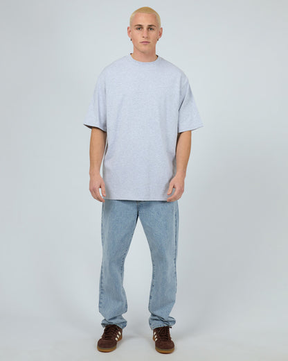 Heavy Weight Tee - Grey Marle