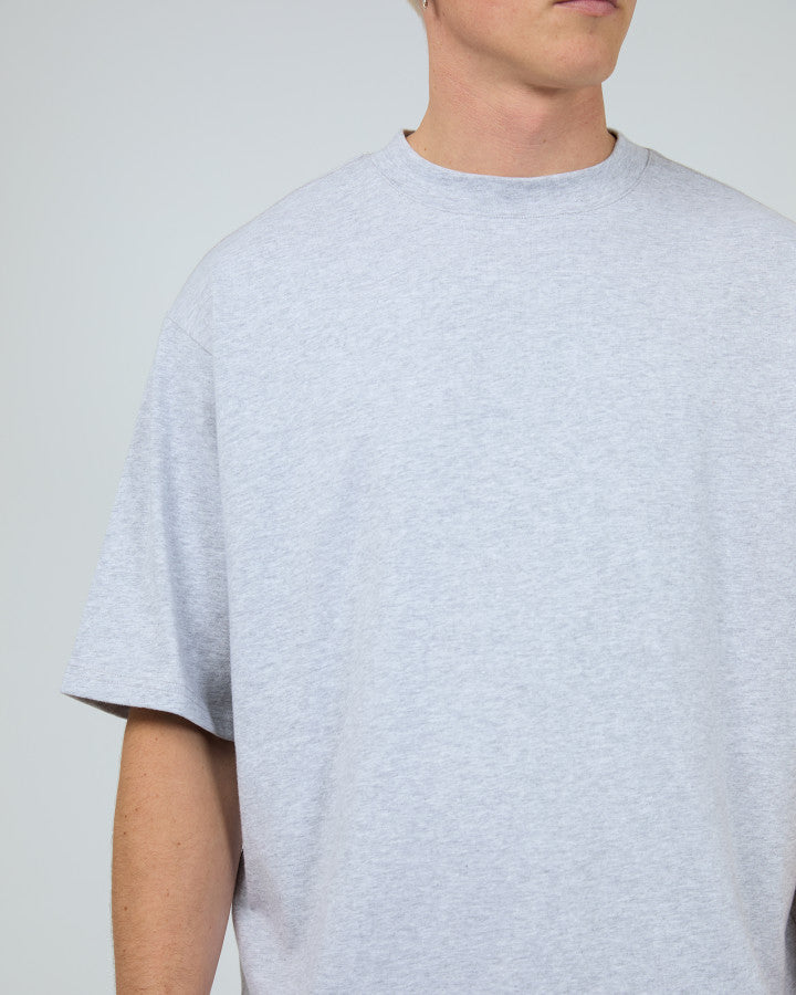 Heavy Weight Tee - Grey Marle