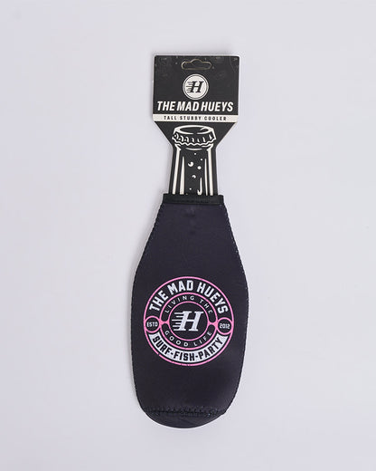Hueys Good Life Slim Tall Stubby Cooler - Black