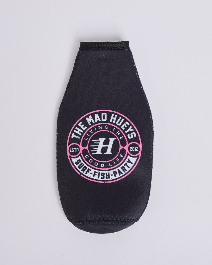 Hueys Good Life Slim Tall Stubby Cooler - Black