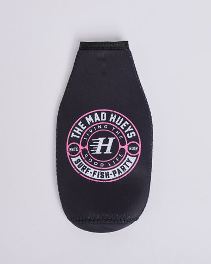 Hueys Good Life Slim Tall Stubby Cooler - Black