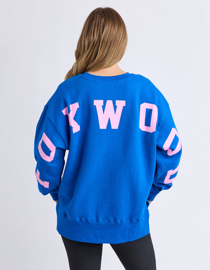 Interval Crew Cobalt Blue/Neon Pink