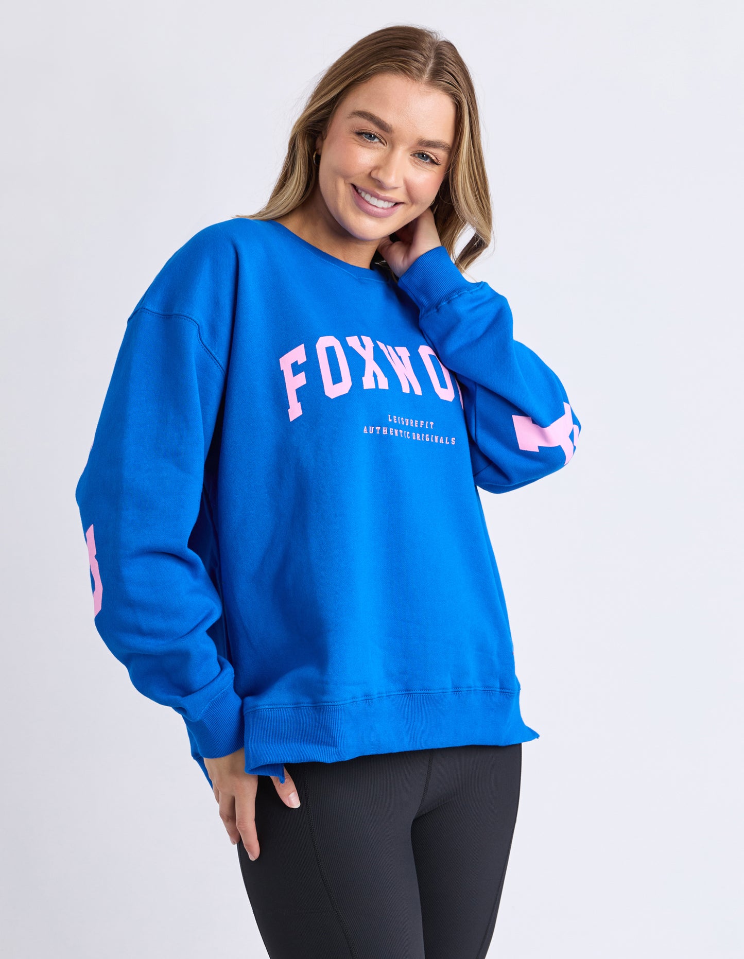 Interval Crew Cobalt Blue/Neon Pink