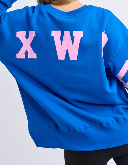Interval Crew Cobalt Blue/Neon Pink