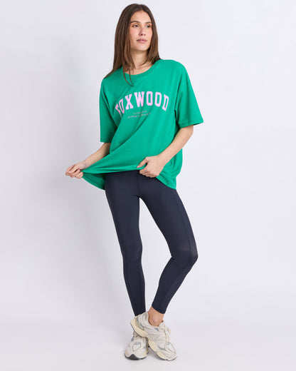 Foxwood Interval Tee - Bright Green/Pink