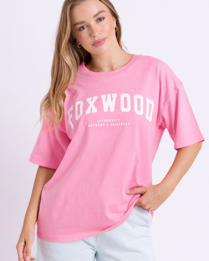 Foxwood Interval Tee - Bubblegum Pink