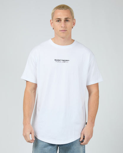Silent Thoery Invest Scoop Tee - White
