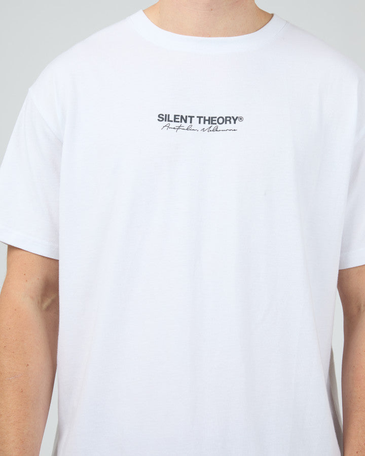 Silent Thoery Invest Scoop Tee - White