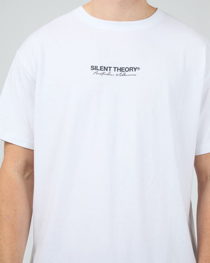 Silent Thoery Invest Scoop Tee - White