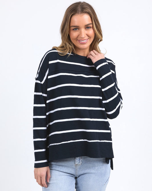 Jayne Stripe Throw on Top