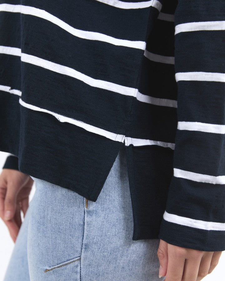 Jayne Stripe Throw on Top