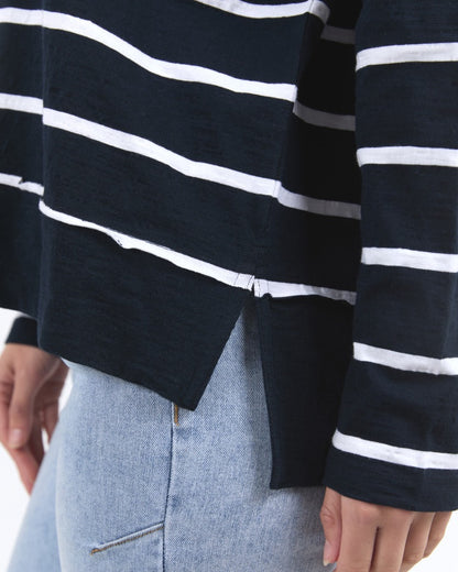 Jayne Stripe Throw on Top