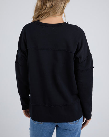 Jayne Throw on Fleece - Black