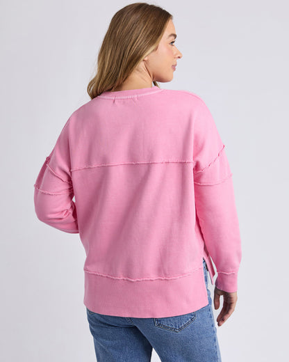 Jayne Throw on Fleece - Sea Pink