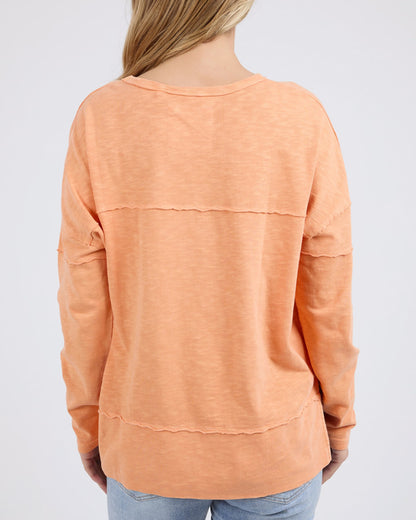 Jayne Throw on Top - Orange