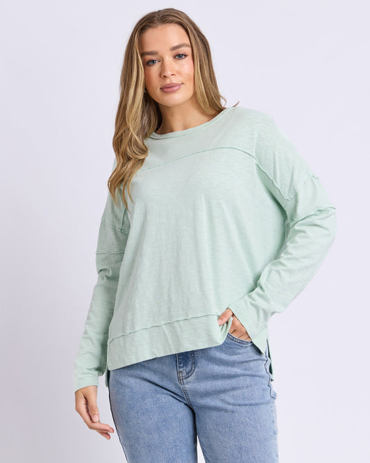 Jayne Throw on Top - Mint